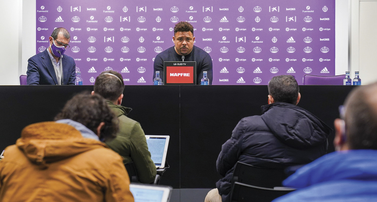 MAXED OUT: After his 2015 sci-fi-themed adventure at Burning Man, Ronaldo settled into work at Valladolid, where he found familiar attention.